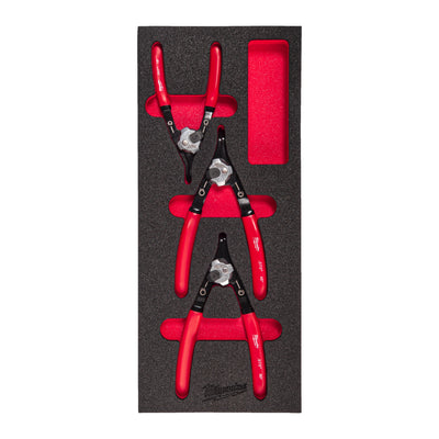 Milwaukee foam inlay borgveertangenset | 3-delig - 4932493632