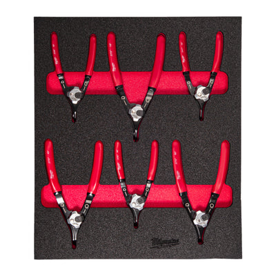 Milwaukee foam inlay borgveertangenset | 6-delig - 4932493633
