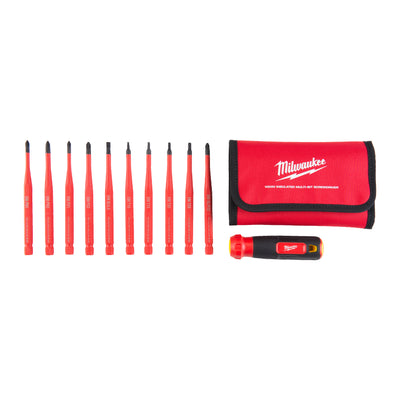 Milwaukee schroevendraaiersset | geïsoleerd | vde | 4 in 1 | torx multi-bit | in etui - 4932493658