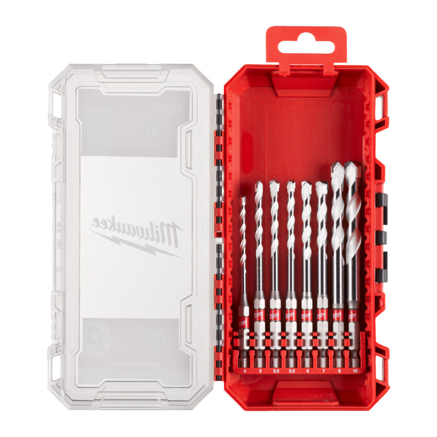 Milwaukee accessoires milwaukee shockwave multi materiaalboren uk set (4 5 5,5 5,5 6 7 8 10) - 4932493872
