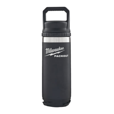 Milwaukee packout™ 532 ml fles met deksel zwart - 4932493992