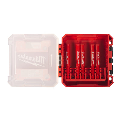 Milwaukee accessoires milwaukee diamantboorset | diamond max™ | 1 4 nat droog | 5 stuks - 4932498301