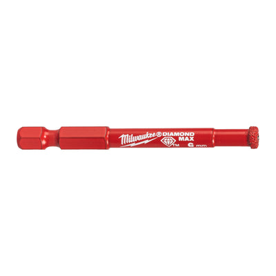 Milwaukee accessoires milwaukee tegelboor | diamond max™ | 1 4 nat droog | 6 mm 1 4 hex - 4932498342