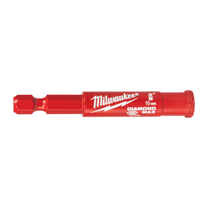 Milwaukee accessoires milwaukee tegelboor | diamond max™ | 1 4 nat droog boren | 10 mm 1 4 hex - 4932498344