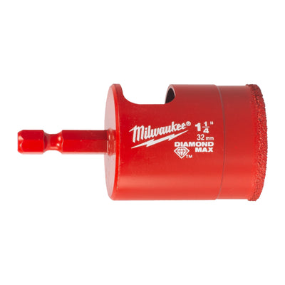 Milwaukee accessoires milwaukee boren | diamond max™ | 1 4 nat droog | 32 mm 1 4 hex - 4932498352
