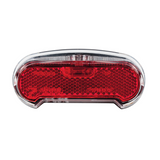 AXA Riff Battery - Fiets Achterlicht - LED Fietsverlichting op Batterij - Auto on off systeem - 50-80 mm - Rood - afbeelding 1