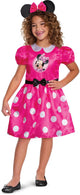 Disguise disney roze minnie mouse basic plus kinderkostuum m (7-8 jaar)