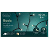 Lumineo kerstverlichting basic 80led warmwit
