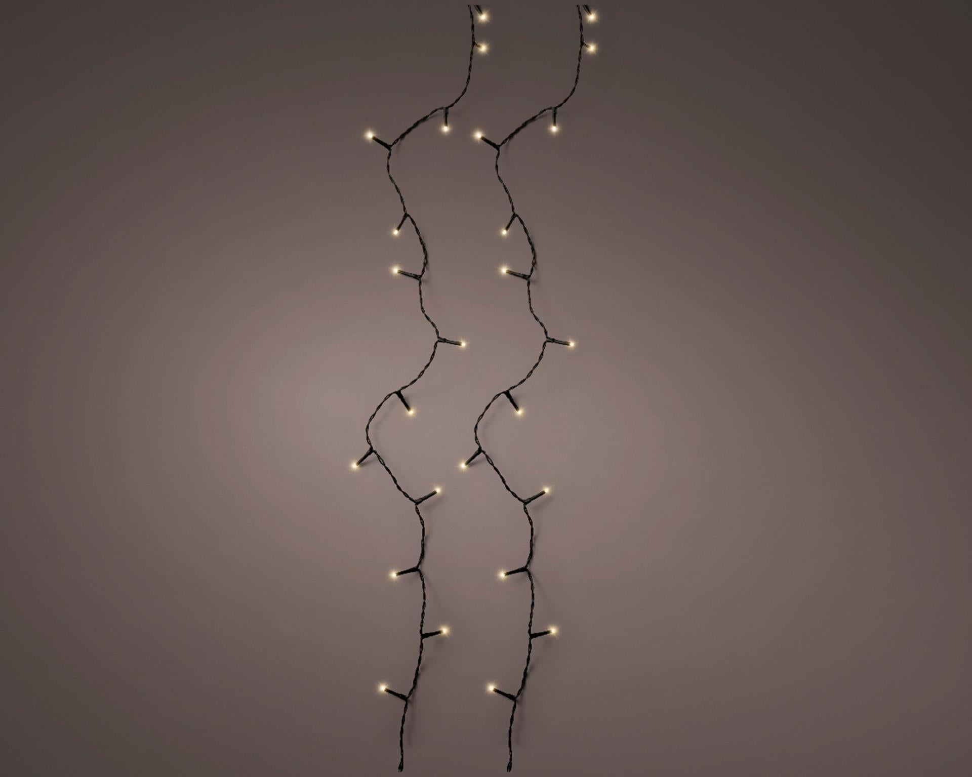 Lumineo kerstverlichting basic 120led outdoor 9m champagne (zacht goud)