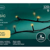 Lumineo kerstverlichting basic 120led outdoor 9m champagne (zacht goud)