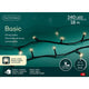 Lumineo led strengverlichting binnen en buiten 18m 240 lampjes warm-wit. met 8 uurs timer en dimfuctie