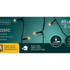 Lumineo kerstverlichting basic 40led classicwarm