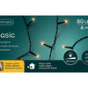 Lumineo kerstverlichting basic 80led classicwarm