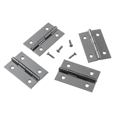 Mack 1071163 - 4 smalle scharnieren zwart h 51 x b 32 mm | 5 stuks