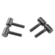 Mack 1071185 - 2 meubel inboorpaumellen zwart ø 11 x 25 mm | 5 stuks - afbeelding 1