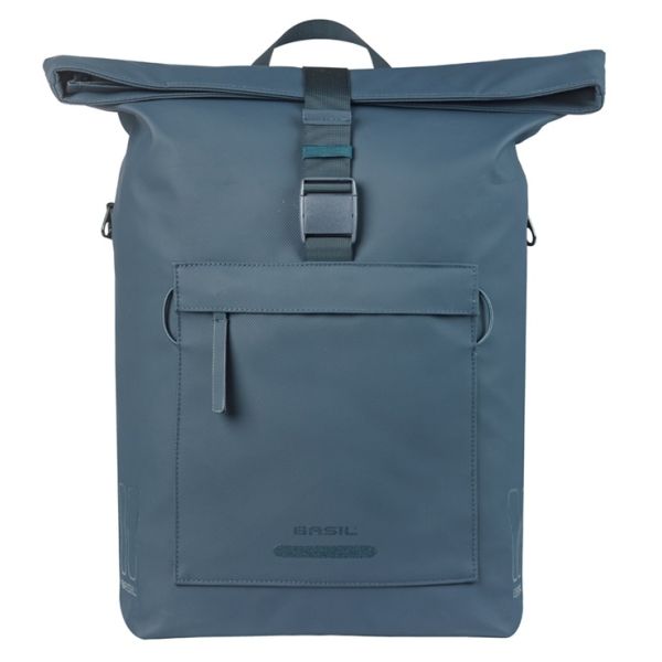 Basil b.v. tas basil brooklyn enkel blauw | mik hooks | 17l