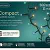 Lumineo kerstverlichting compact 500led colour