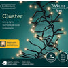 Lumineo kerstverlichting led cluster 768l 6m