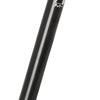 zadelpen vast 27.2 x 350 mm aluminium zwart