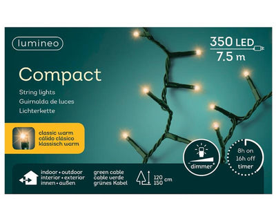 Lumineo kerstverlicht. compact 350l classic warm