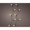 Lumineo led vintage kerstboom verlichtng 8 functie twinkel effect 50led 980cm groen soft gold