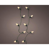 Lumineo led vintage kerstboom verlichtng 8 functie twinkel effect 50led 980cm groen soft gold - afbeelding 2