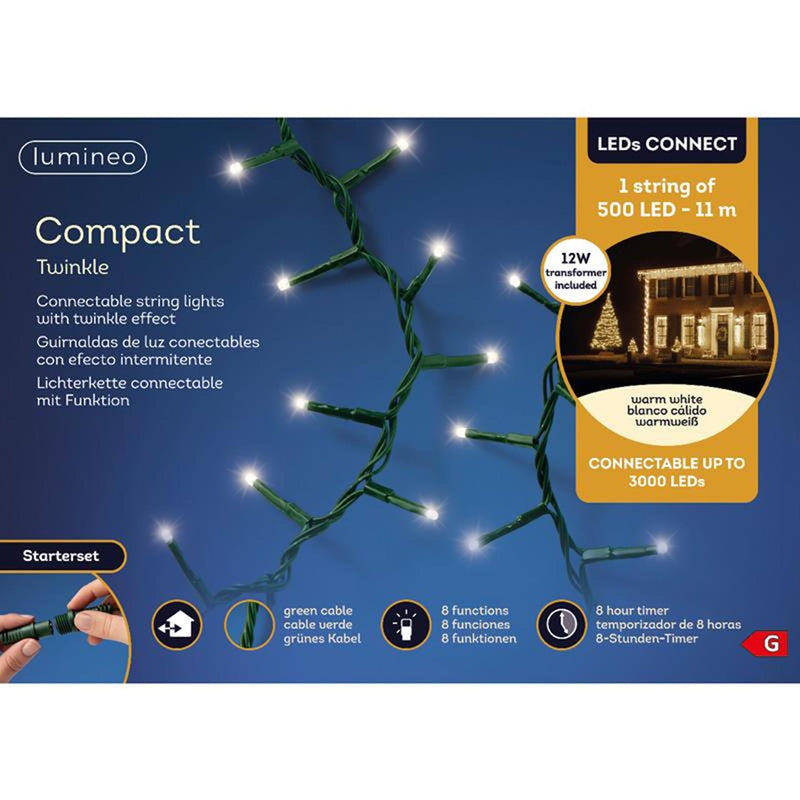 Lumineo led's connect compact start warmwit 11m
