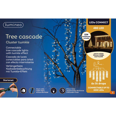 Lumineo boom cascade led's connect startset 480l