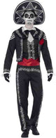 Smiffys mexicaans kostuum man day of the dead - maat s