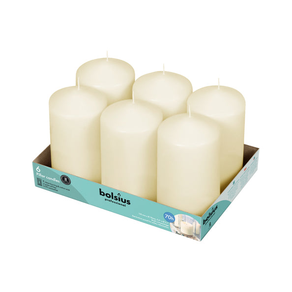 Bolsius professional stompkaars 15 8 ivoor (6 stuks)