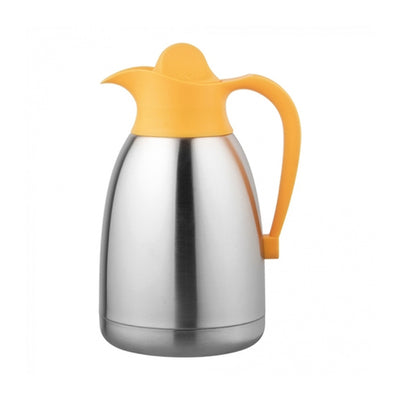 Cater-profi isoleerkan rvs met gele schroefdop 1,5l
