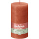 Bolsius rustiek stompkaars earthy orange ø68x130 mm 60 uur (4 stuks)