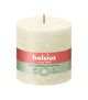 Bolsius rustiek stompkaars soft pearl ø100x100 mm 62 uur (3 stuks)