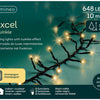Lumineo excel twinkel 648 led champagne