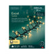 Lumineo kerstverlichting excel twinkel 25 meter 1584 lampen champagne