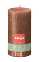Bolsius stompkaars shimmer copper ø68x130 mm 60 uur (4 stuks)