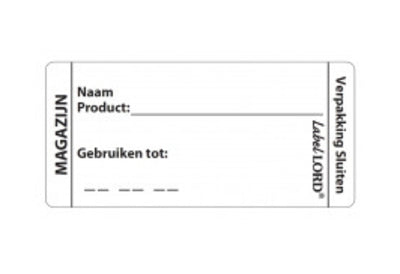 Daymark etiket labellord magazijn (250 stuks)