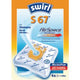 Stofzuigerzak swirl s67 airspace wit 4 stuks