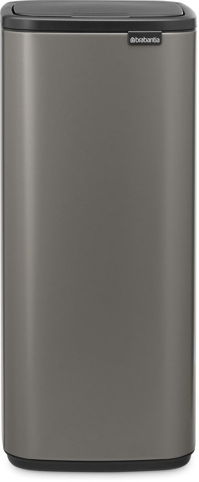 Brabantia bo touch bin prullenbak - 30 liter - platinum