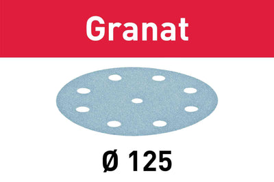 Festool accessoires schuurschijf granat | stf d125 8 | p320 | gr 10 - 497150