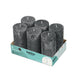 Bolsius professional stompkaars 130 68mm stormgrijs 43 branduren (6x)