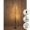 Anna's collection verlichte kerstboom 720led classic warm h150cm met flits functie, dimmer en timer ip44