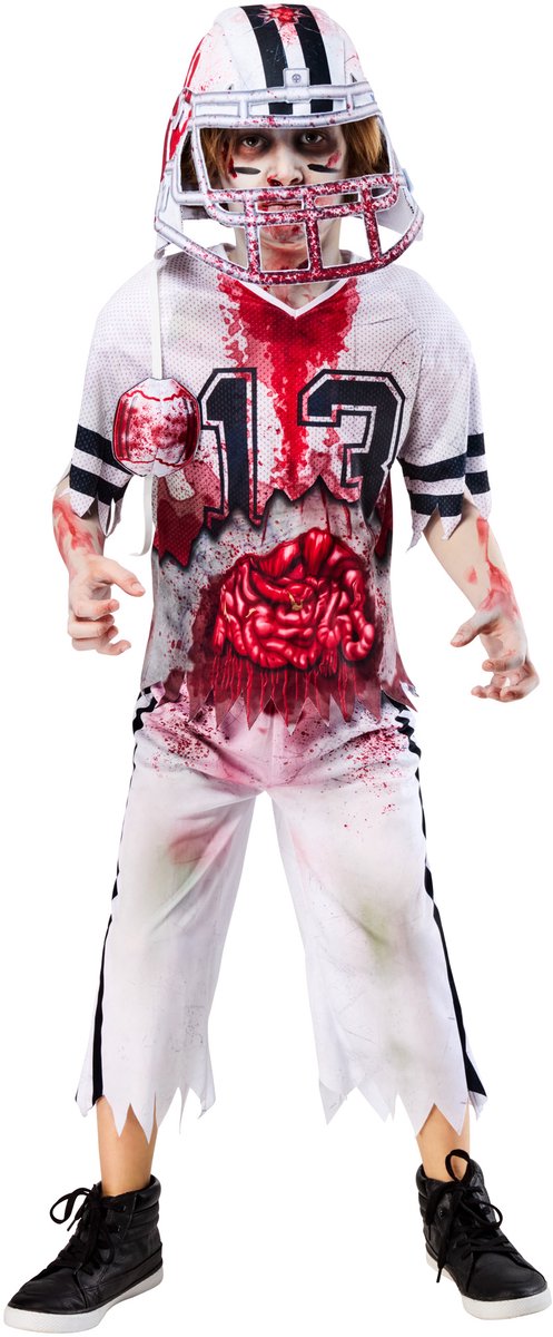 Rubies zombie american footballer kinderkostuum - - maat 5-6 jaar