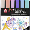 Sakura koi coloring brush pen set sweets | 6 kleuren