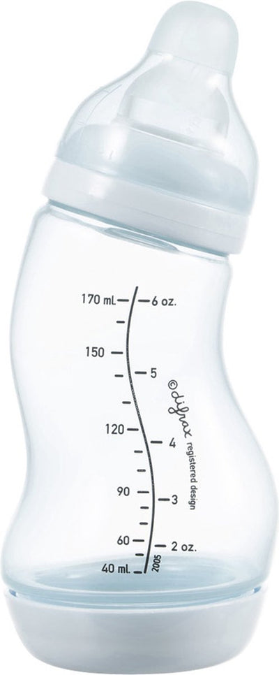 Difrax babyfles natural - 170 ml - lichtblauw - 1 stuk - s-fles - anti koliek