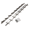 Mack 1074592 - multiflex shutters 96 cm rvs | 2 stuks