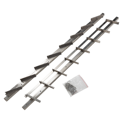 Mack 1074592 - multiflex shutters 96 cm rvs | 2 stuks