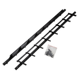 Mack 1074600 - multiflex shutters 96 cm rvs zwart txt gecoat | 2 stuks - afbeelding 1