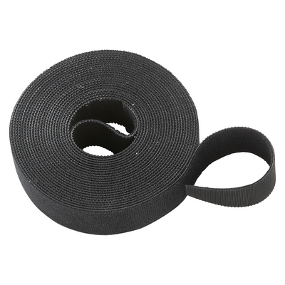 Mack 1072135 - velcro zwart 25mm 5m | 5 stuks