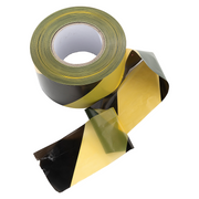 Mack 1072142 - afsperband geel zwart doos 75mm x 500m - 35 micron | 3 stuks - afbeelding 1